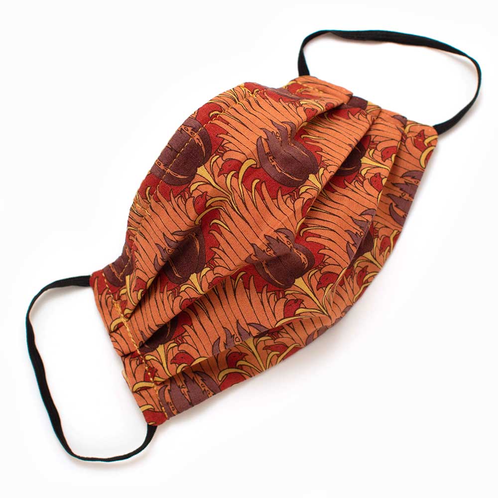General Knot & Co. Masks Reusable Autumn Tulips Face Mask- Elastic Loops- Kids Sizes Available