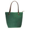 General Knot & Co. Bags One Size / Green Tennis Green Waxed Canvas Portfolio Tote