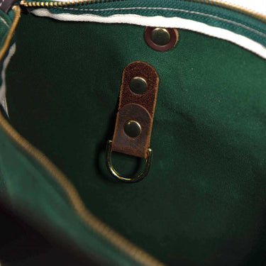 General Knot & Co. Bags One Size / Green Tennis Green Waxed Canvas Portfolio Tote