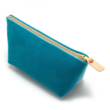 General Knot & Co. Bags One Size / Blue Tiffany Blue Velvet Travel Clutch