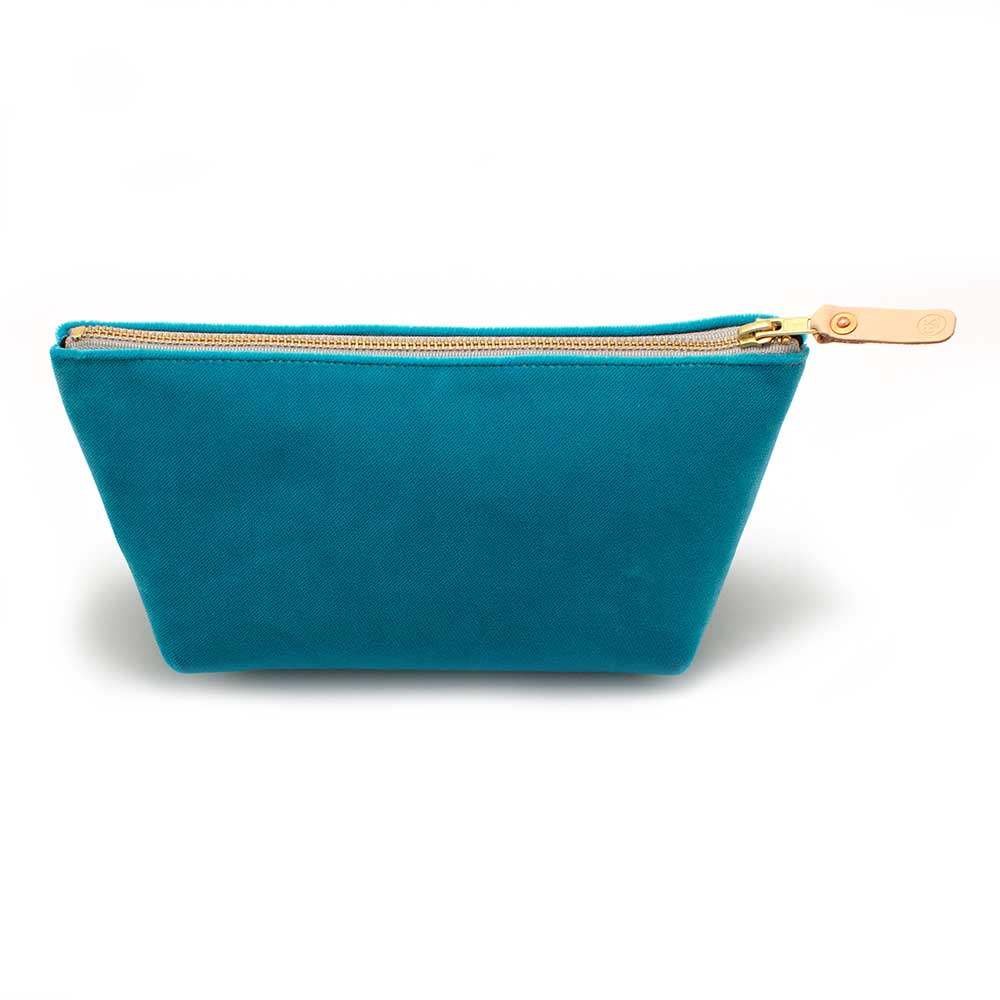 General Knot & Co. Bags One Size / Blue Tiffany Blue Velvet Travel Clutch