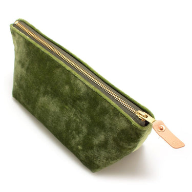 General Knot & Co. Bags One Size / Green Pistachio Velvet Travel Clutch