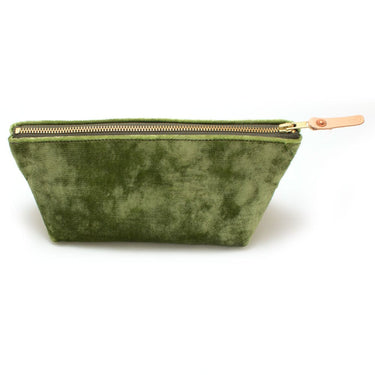 General Knot & Co. Bags One Size / Green Pistachio Velvet Travel Clutch