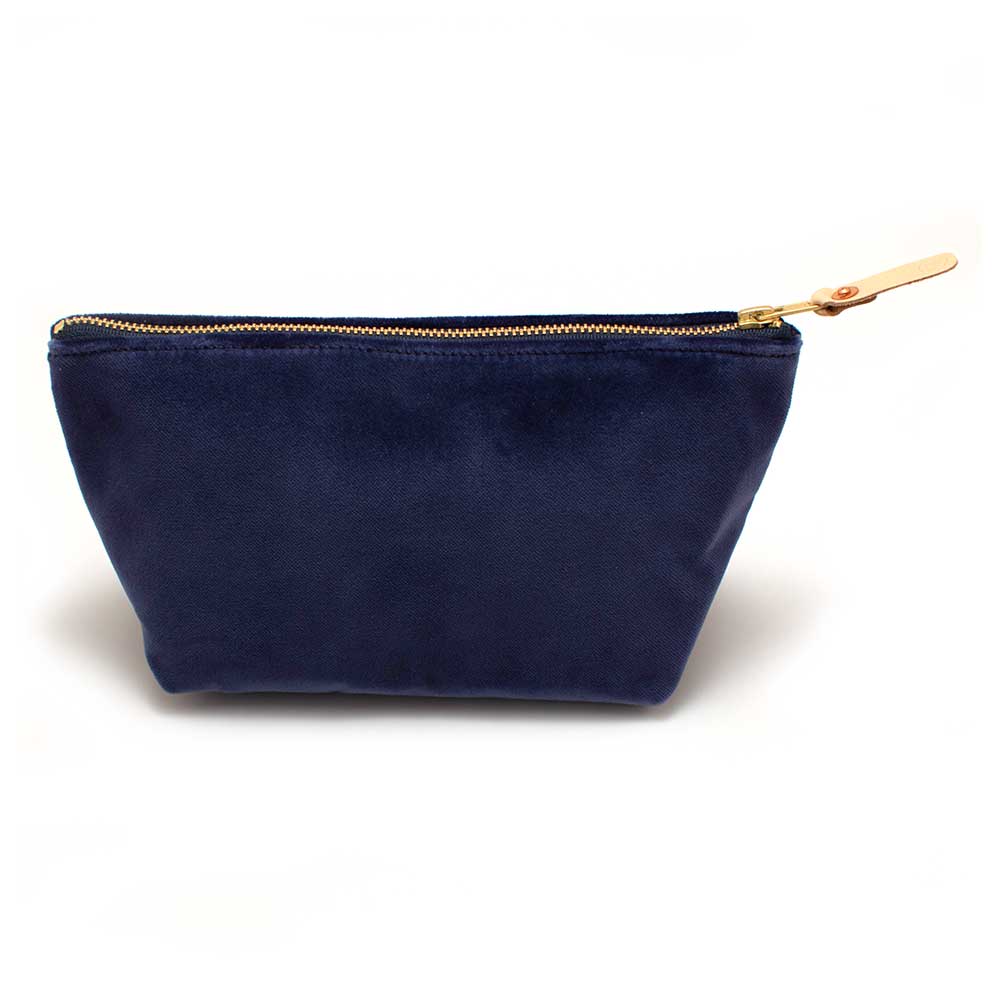 General Knot & Co. Bags One Size / Navy Navy Velvet Travel Clutch