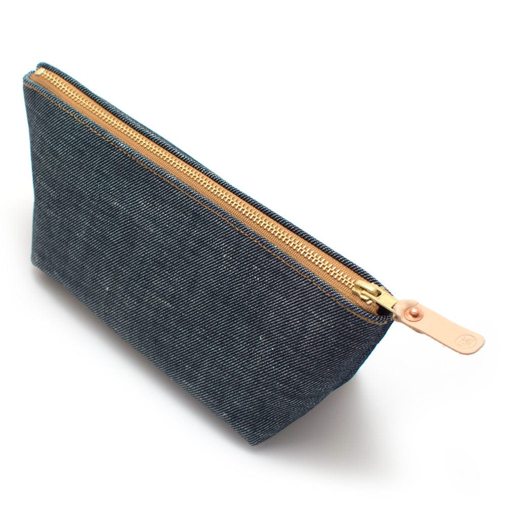 General Knot & Co. Bags One Size / Indigo Japanese Denim Travel Clutch