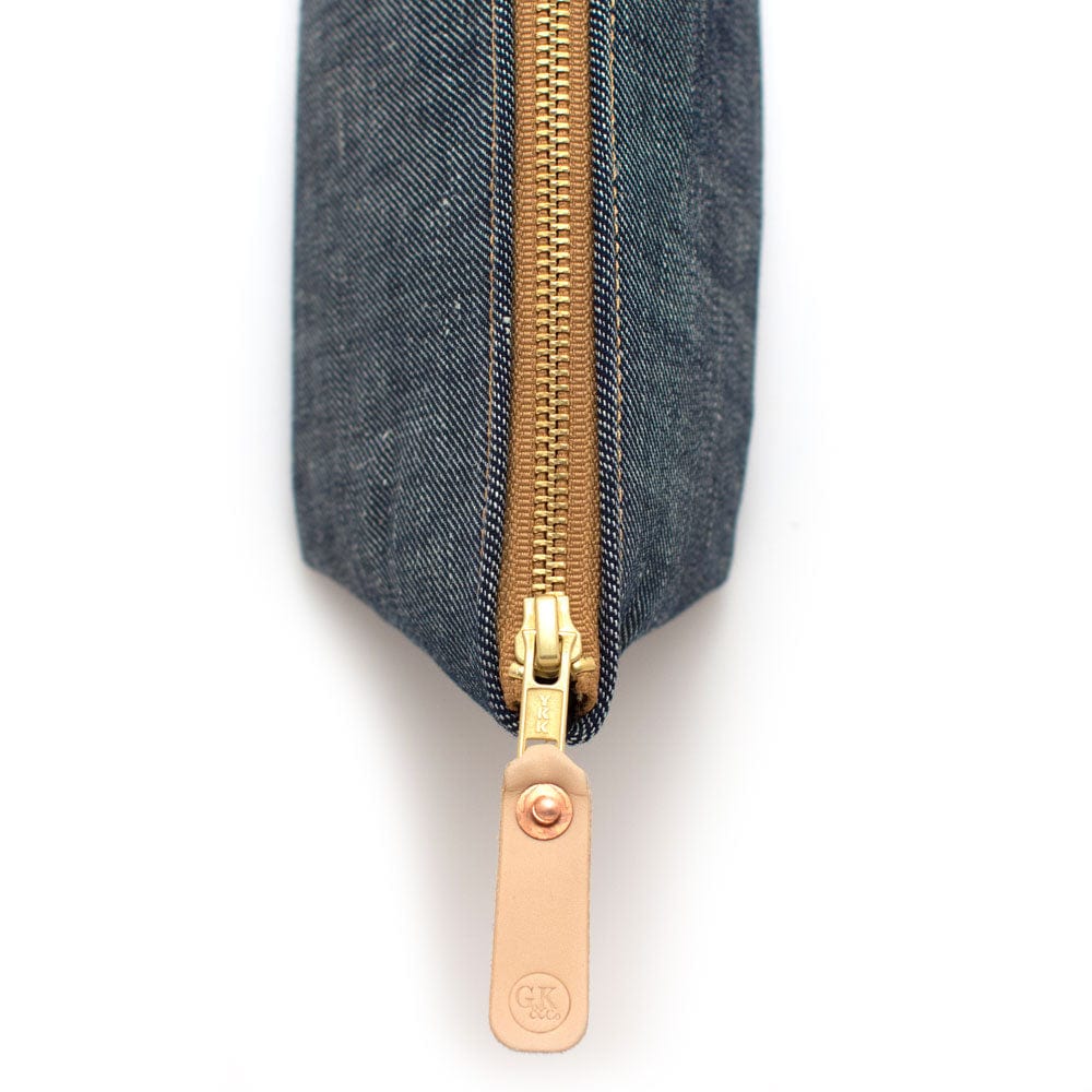 General Knot & Co. Bags One Size / Indigo Japanese Denim Travel Clutch