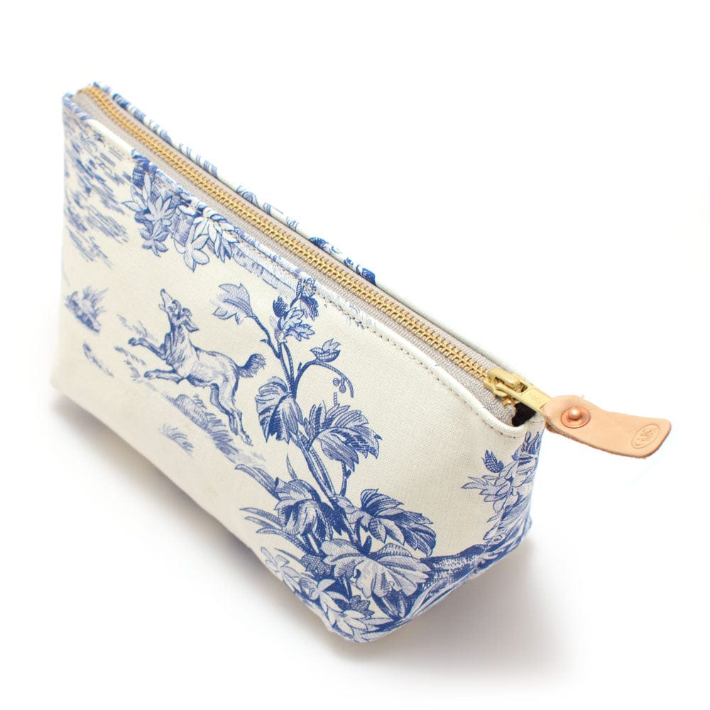 General Knot & Co. Bags One Size / Blue/Cream Vintage Toile Travel Clutch