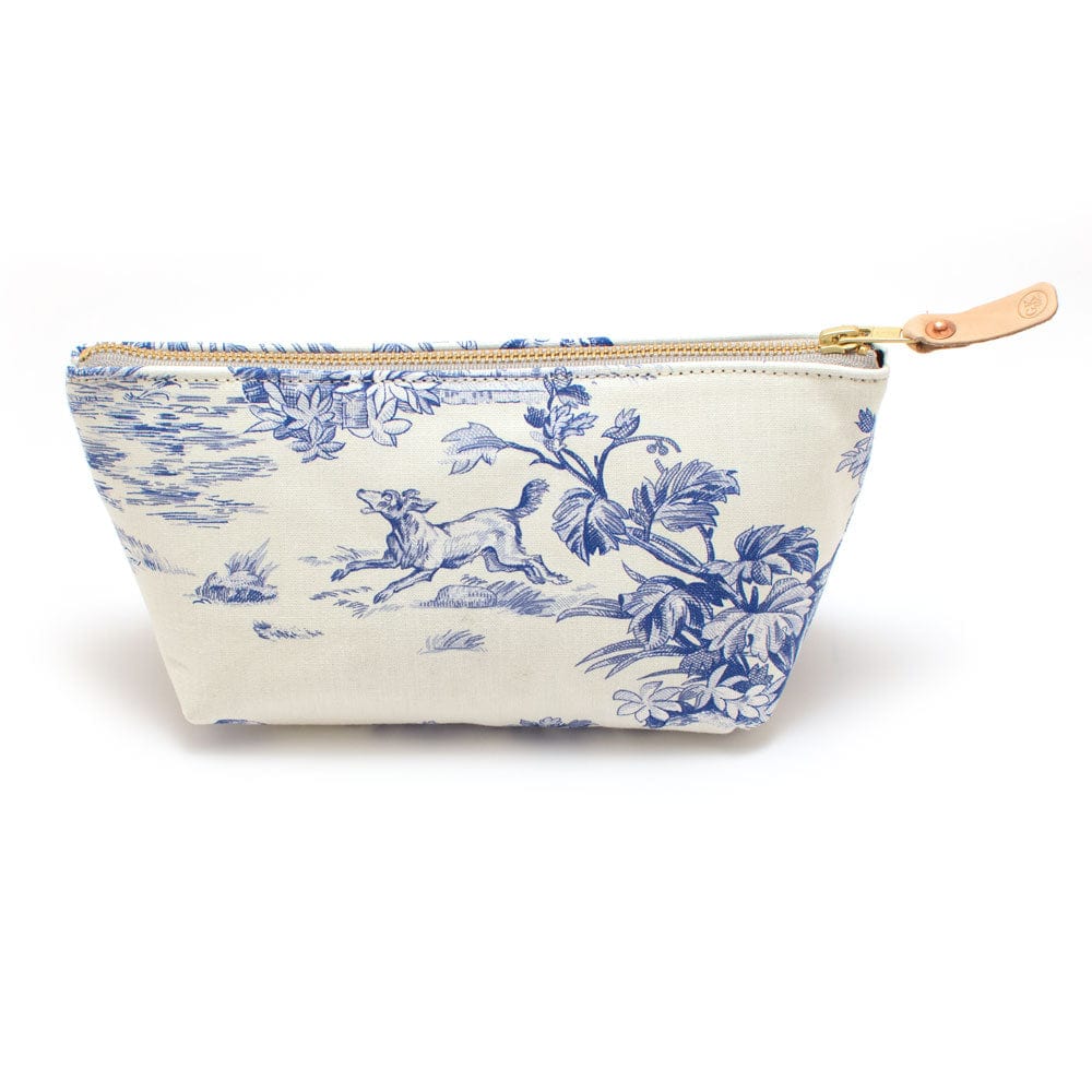 General Knot & Co. Bags One Size / Blue/Cream Vintage Toile Travel Clutch