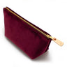 General Knot & Co. Bags One Size / Wine Claret Velvet Travel Clutch