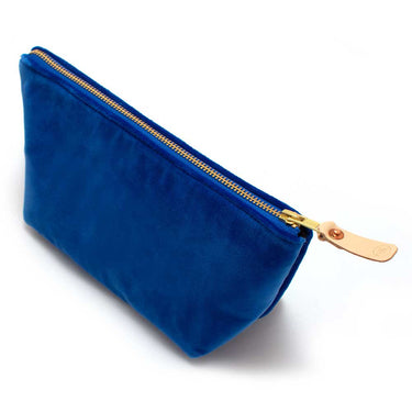 General Knot & Co. Bags One Size / Bright Blue Marine Velvet Travel Clutch