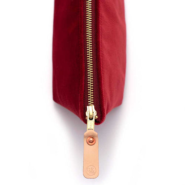 General Knot & Co. Bags One Size / Red Scarlet Velvet Travel Clutch