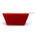 General Knot & Co. Bags One Size / Orange Persimmon Velvet Travel Clutch