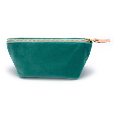 General Knot & Co. Apparel & Accessories One Size / Green Spearmint Velvet Travel Clutch