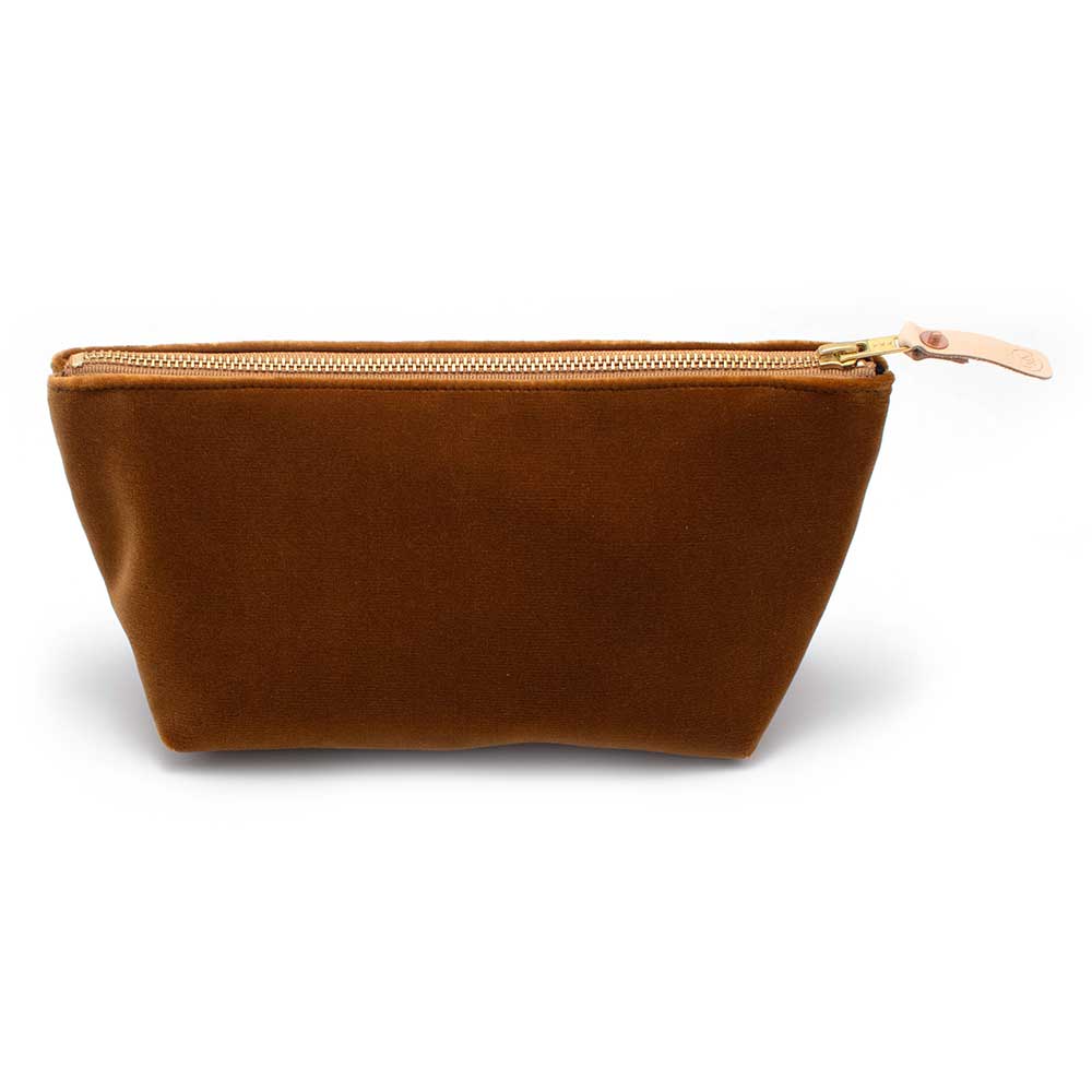 General Knot & Co. Bags One Size / Bronze/Gold Bronze Velvet Travel Clutch