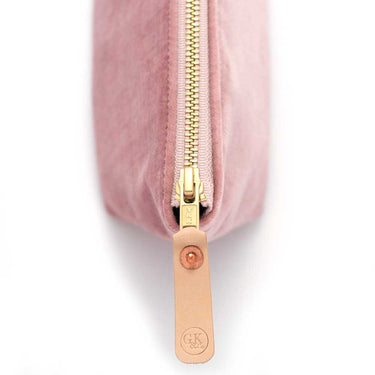 General Knot & Co. Bags One Size / Pink Old Rose Velvet Travel Clutch