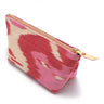 General Knot & Co. Handbags, Wallets & Cases One Size / Pink/Red Cherry Ikat Travel Clutch