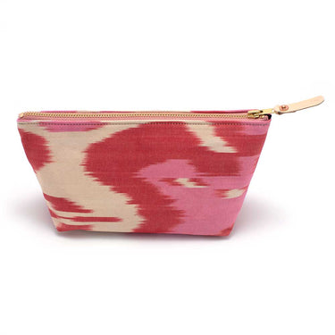 General Knot & Co. Handbags, Wallets & Cases One Size / Pink/Red Cherry Ikat Travel Clutch