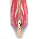 General Knot & Co. Handbags, Wallets & Cases One Size / Pink/Red Cherry Ikat Travel Clutch