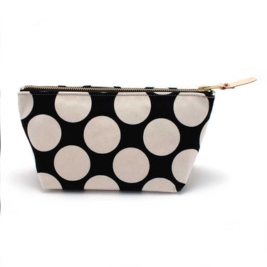 General Knot & Co. Bags One Size / Black/Natural Monster Dot Travel Clutch