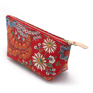 General Knot & Co. Bags One Size / Red Multi Vintage Provencal Garden Travel Clutch