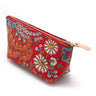 General Knot & Co. Bags One Size / Red Multi Vintage Provencal Garden Travel Clutch