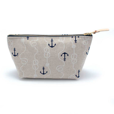 General Knot & Co. Bags One Size / Flax/Natural Nautical Flax Travel Clutch