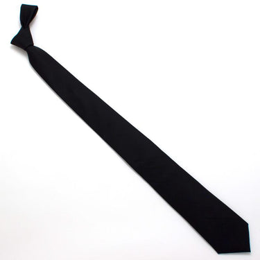 General Knot & Co. Classic Necktie 2 7/8" x 58" Classic 2.9" x 58" / Black Black Formal Classic Necktie-Available to ship 6/25