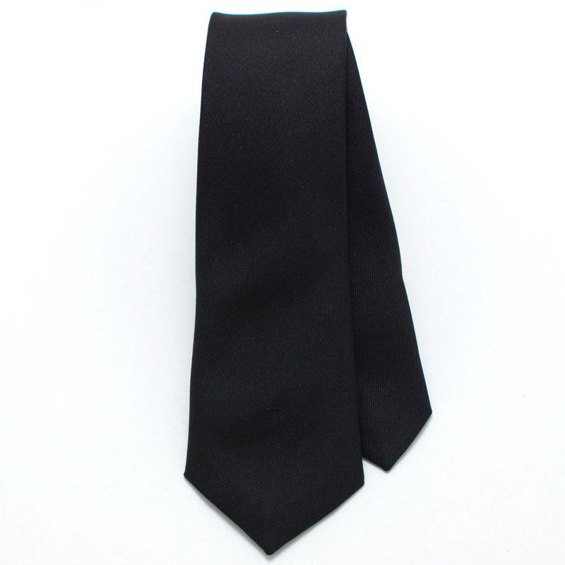 General Knot & Co. Skinny Necktie 2" x 58" One Size / Black Black Formal Skinny Necktie