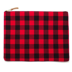 General Knot & Co. Bags One Size / Red/Black Buffalo Check Laptop Sleeve/Carryall-Large