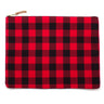 General Knot & Co. Bags One Size / Red/Black Buffalo Check Laptop Sleeve/Carryall-Large