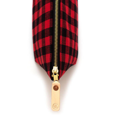 General Knot & Co. Bags One Size / Red/Black Buffalo Check Travel Clutch