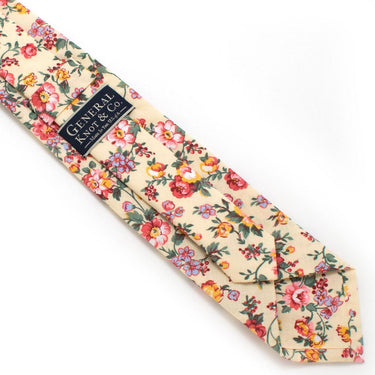 General Knot & Co. Classic Necktie 2 7/8" x 58" Classic 2.9" x 58" / Multi Butter Rose Necktie