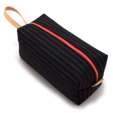 General Knot & Co. Handbags, Wallets & Cases One Size / Multi Charcoal Stripe Cashmere Travel Kit