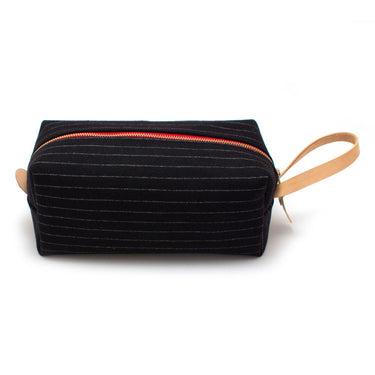General Knot & Co. Handbags, Wallets & Cases One Size / Multi Charcoal Stripe Cashmere Travel Kit