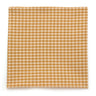 General Knot & Co. Squares 13"x13" One Size / Gold Endicott Small Gingham Square- Gold