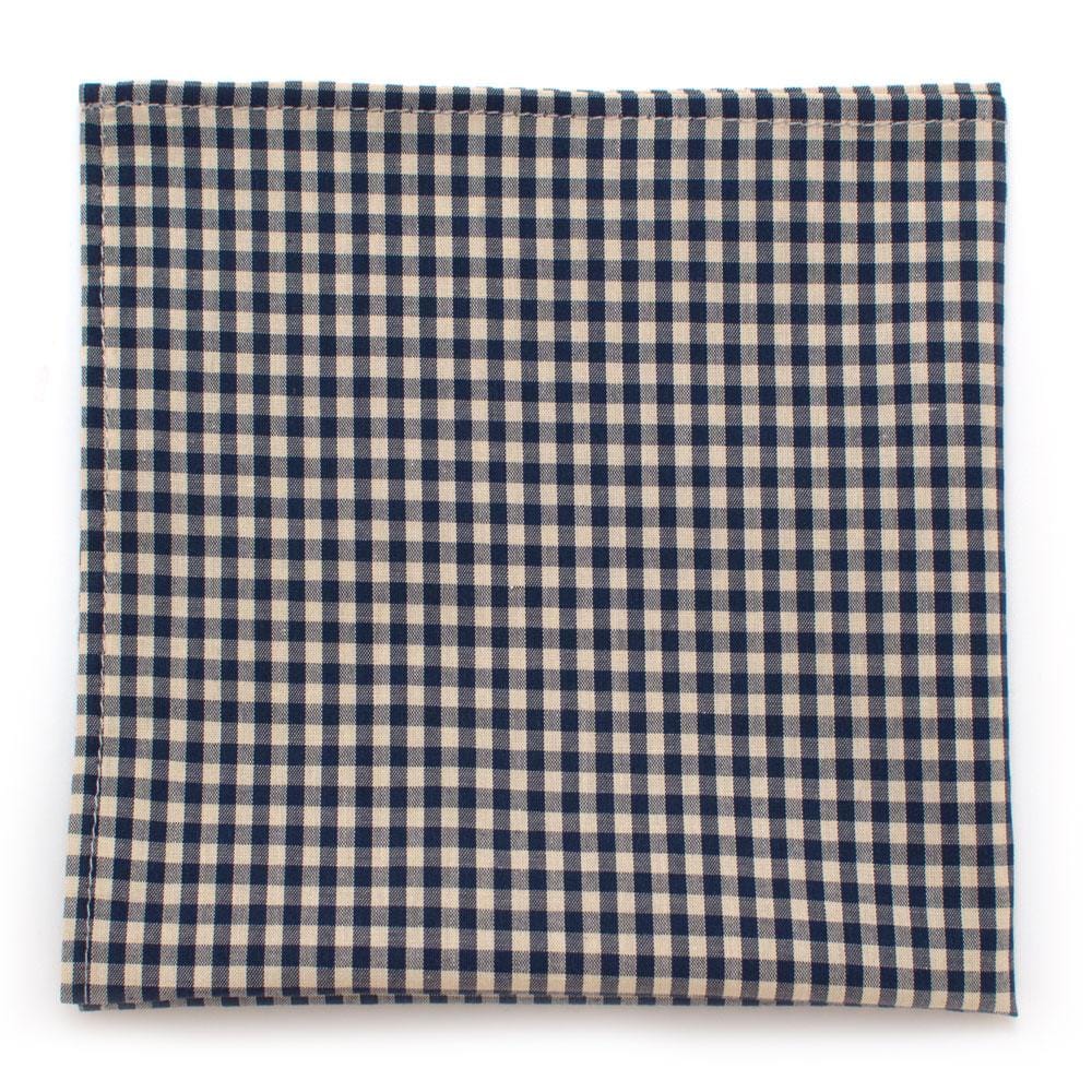 General Knot & Co. Squares 13"x13" One Size / Navy Endicott  Gingham Square- Ink