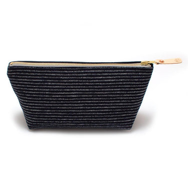 General Knot & Co. Bags One Size / Navy Indigo Chalk Stripe Travel Clutch