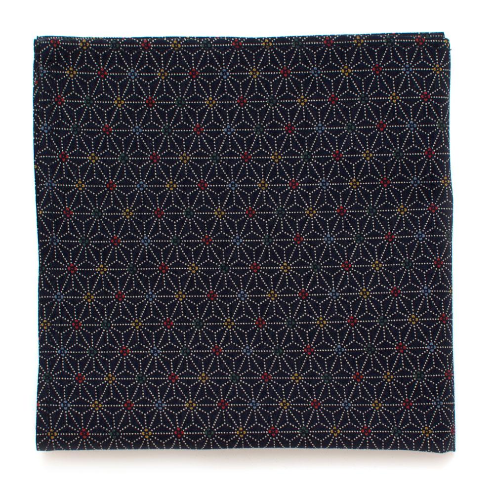 General Knot & Co. Squares 13"x13" One Size / Multi Indigo Stained Glass Square