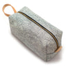 General Knot & Co. Bags Natural/Navy Japanese Tidal Wave Travel Kit- Ivory