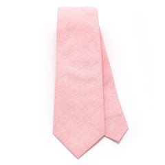 General Knot & Co. Neckties Pink / One Size Pink Sun Washed Chambray Necktie