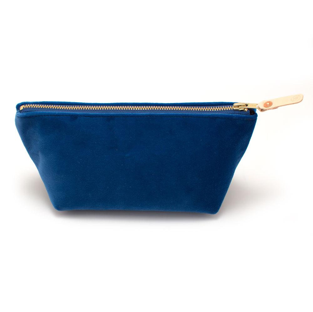 General Knot & Co. Bags One Size / Blue Sapphire Velvet Travel Clutch