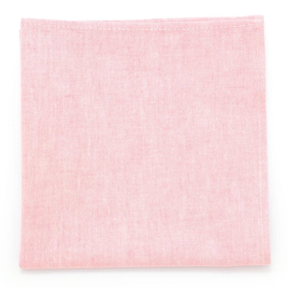 General Knot & Co. Squares 13"x13" One Size / Pink Sun Washed Pink Chambray Square